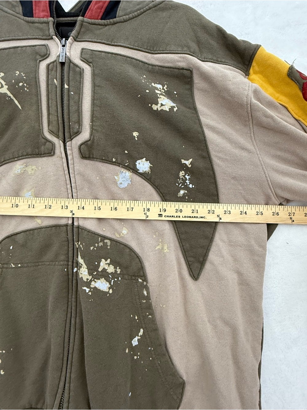 VINTAGE MARC ECKO STAR WARS BOBA FETT FULL ZIP HOODIE XXL 2X HOODIE SWEATSHIRT - Picture 3 of 11